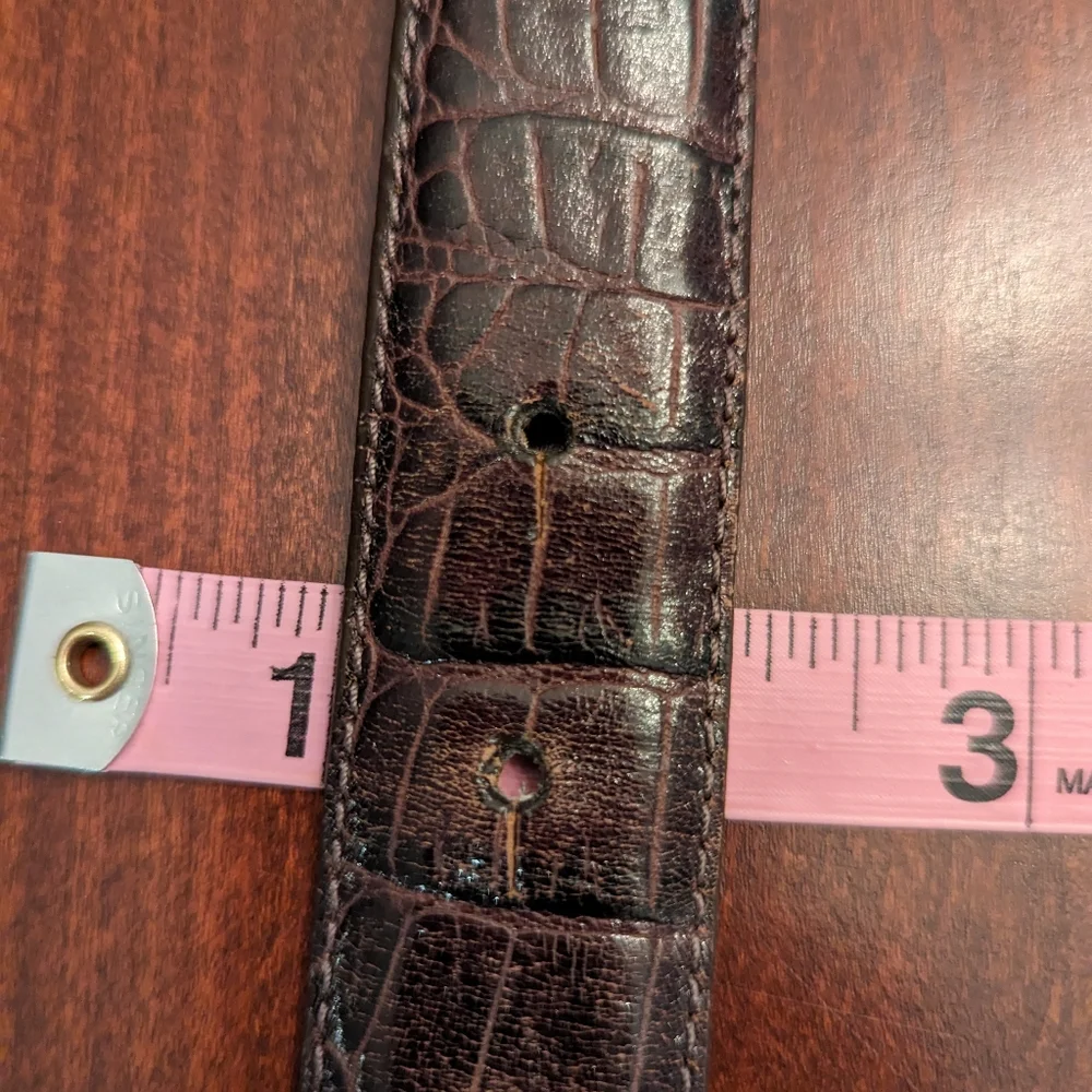 Two vintage Talbots Brighton collaboration leather belts. Size M - Picture 8 of 14